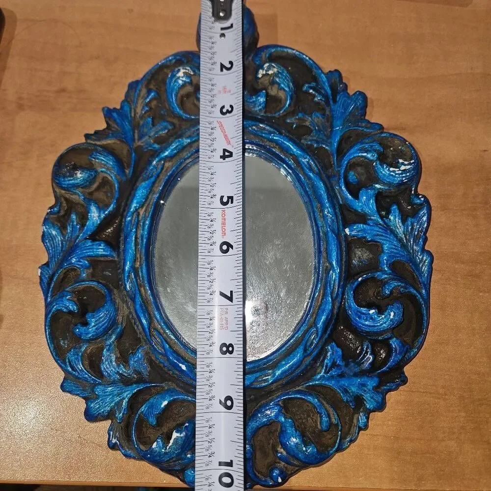 1960s Jaru of California Ceramic Baroque Mirror